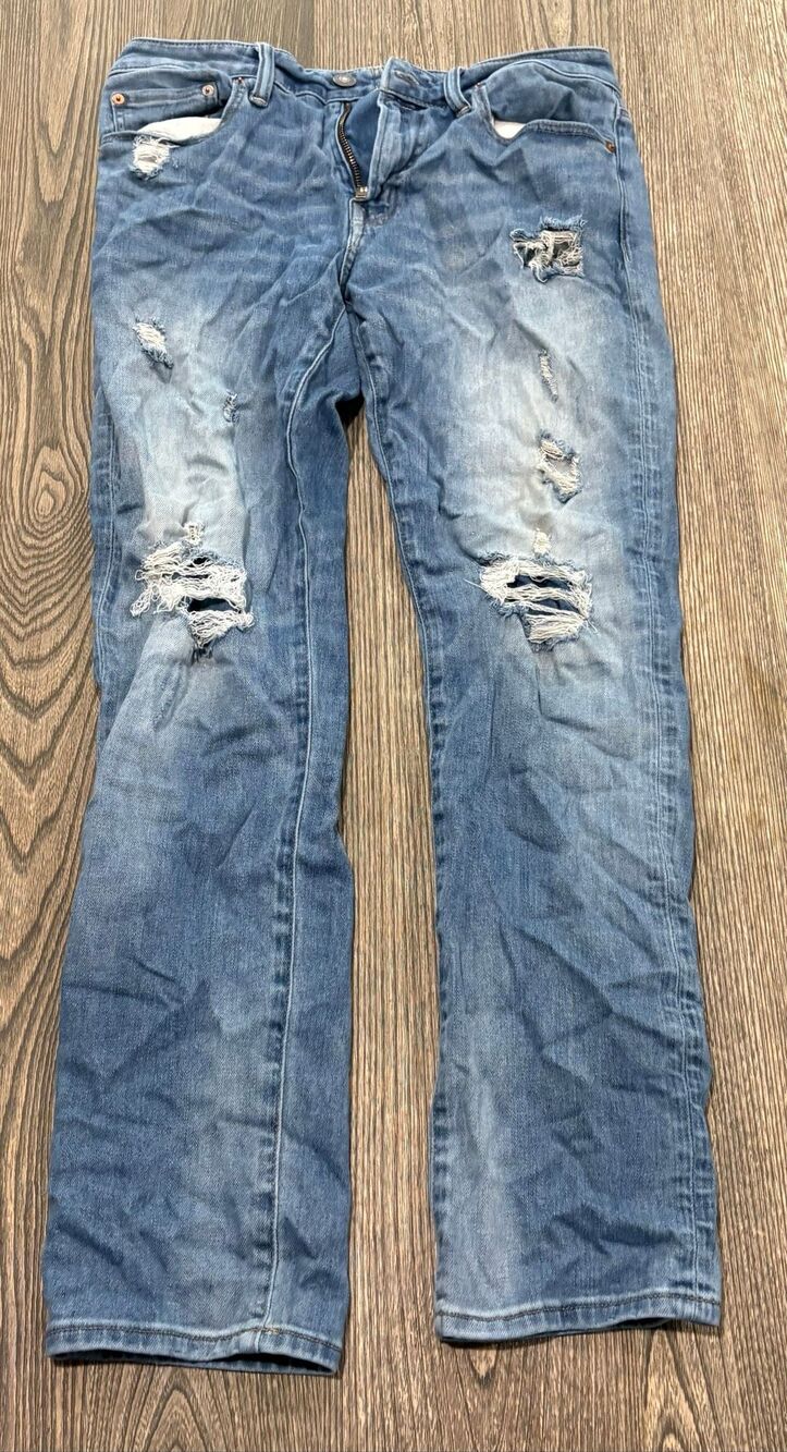 American Eagle Outfitters Men's Ne(x)t Level Airflex Slim Jeans Blue Size 32x32